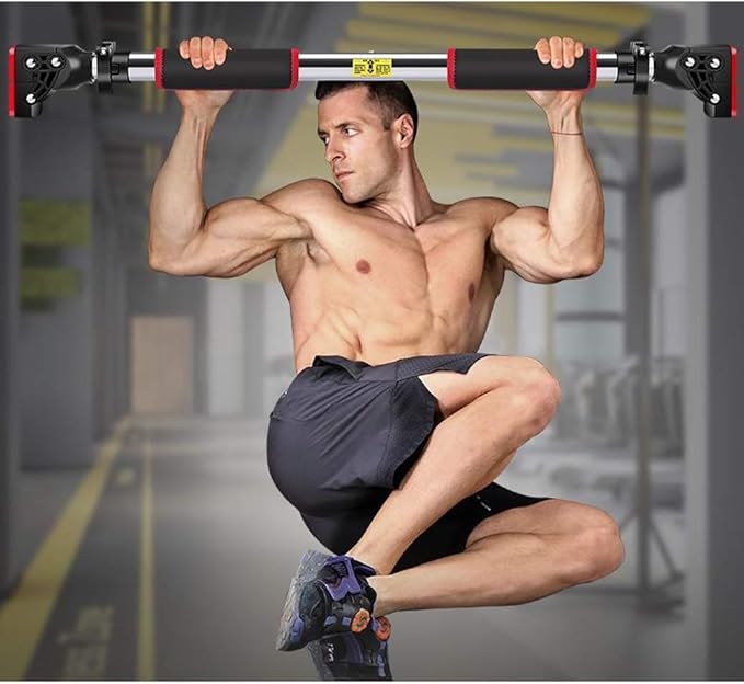 Professional Non-Skid Horizontal Bar, Indoor Pull Up Bar, No Drilling Suspender