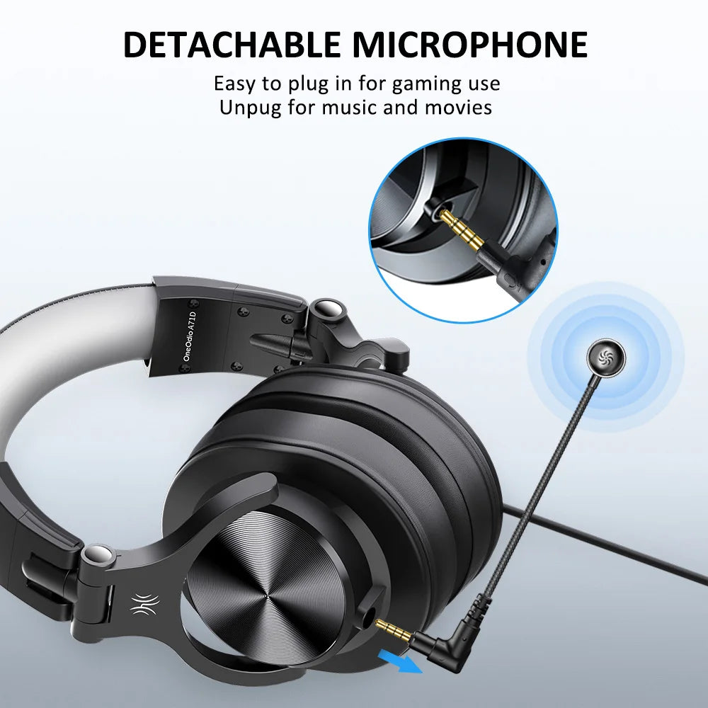 Oneodio A71D Wired Gaming Headset Gamer Over Ear Hi-Res Audio