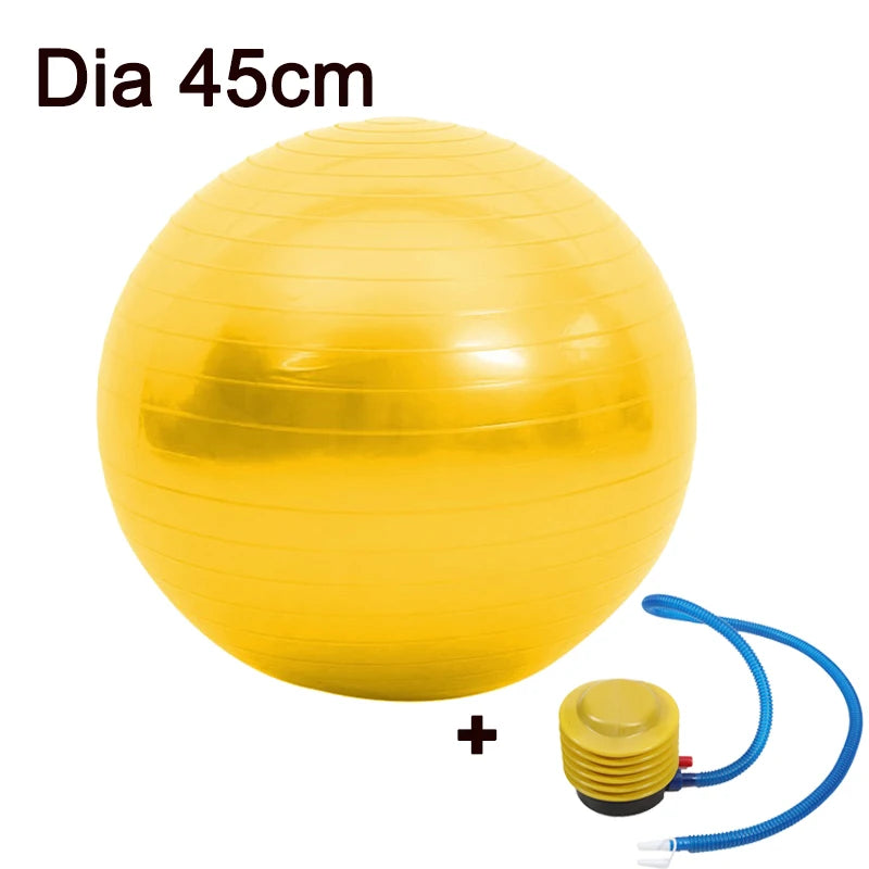 45cm Sport Yoga Balls Pilates Fitness Ball Gym Balance Exercise Pilates Workout