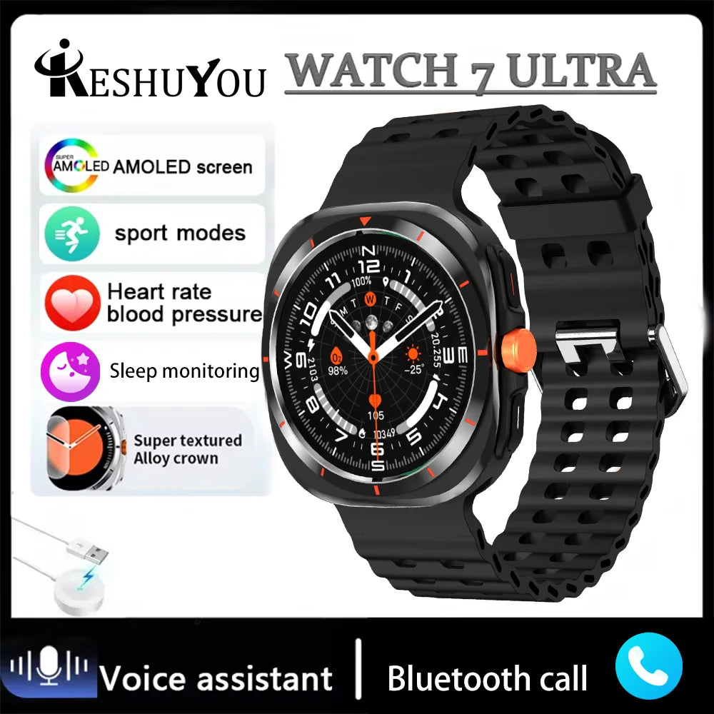 KESHUYOU New Smart Watch Classic Men Women Smart Watch