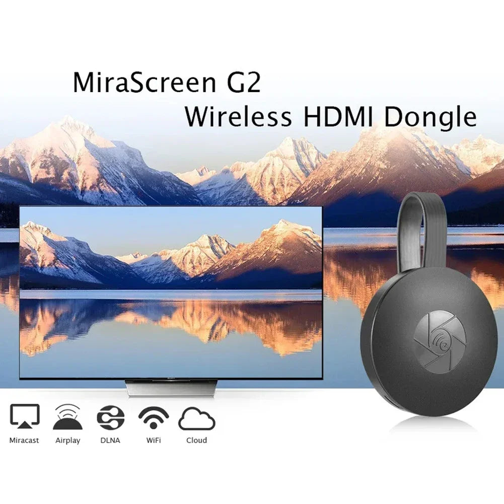 Wireless HDMI Mirroring Multiple Device Mobile Phoneconnected To TV HD 1080P