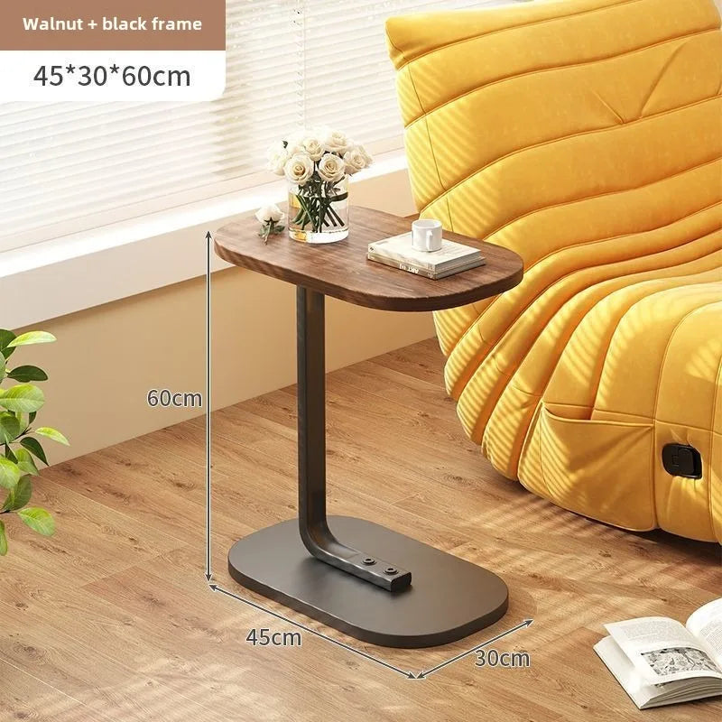 Modern Small Sofa Side Table Leisure Wooden Bed Corner Table Suitable