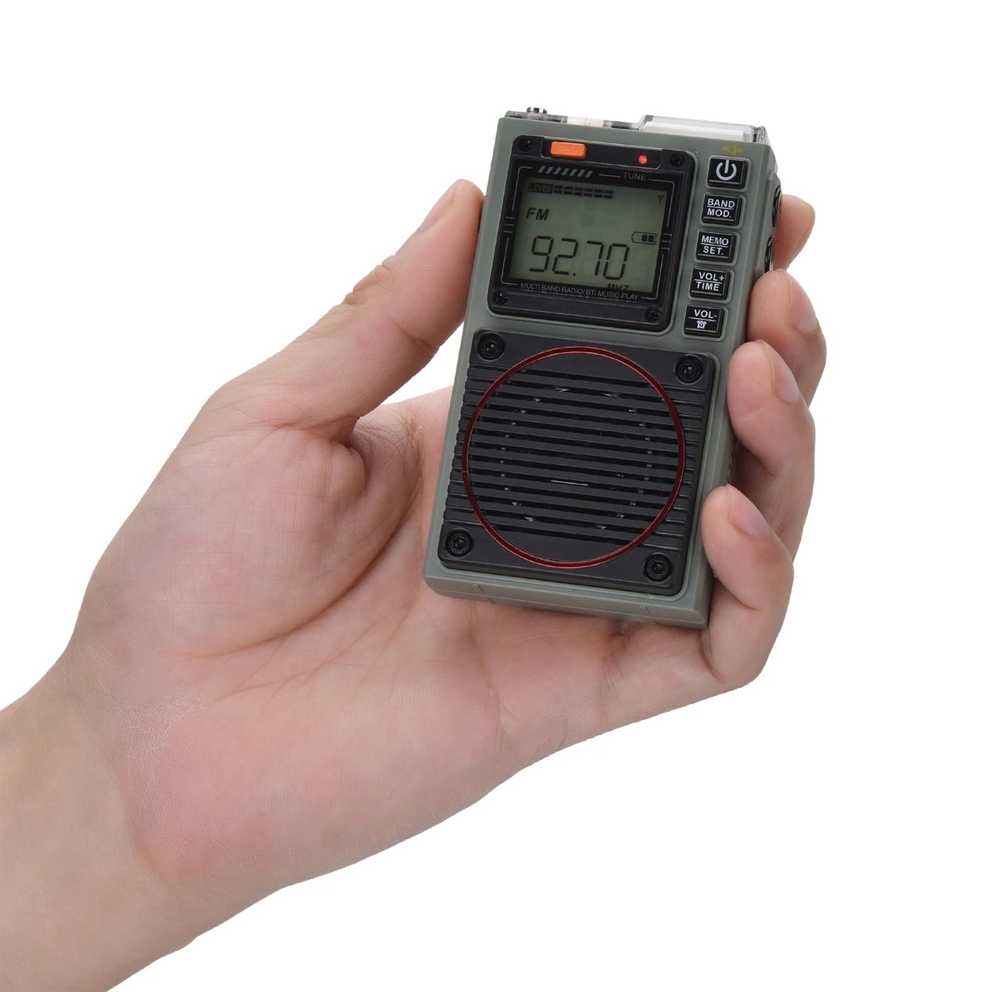FM Radio Digital Portable Stereo Speaker MP3 Audio Player High Fidelity Sound