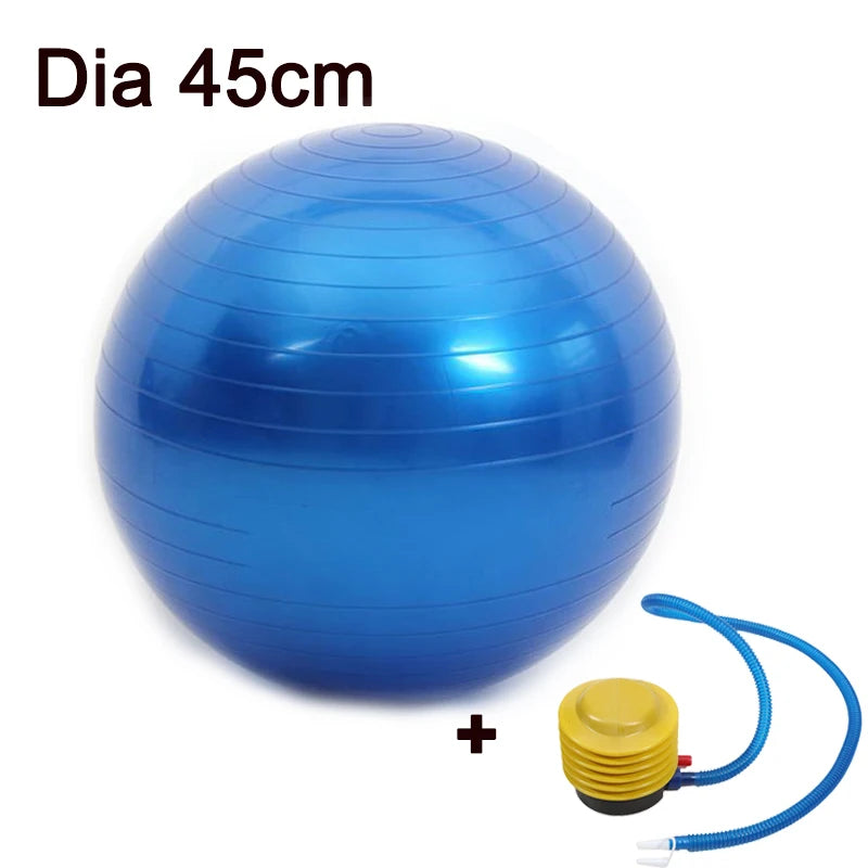 45cm Sport Yoga Balls Pilates Fitness Ball Gym Balance Exercise Pilates Workout