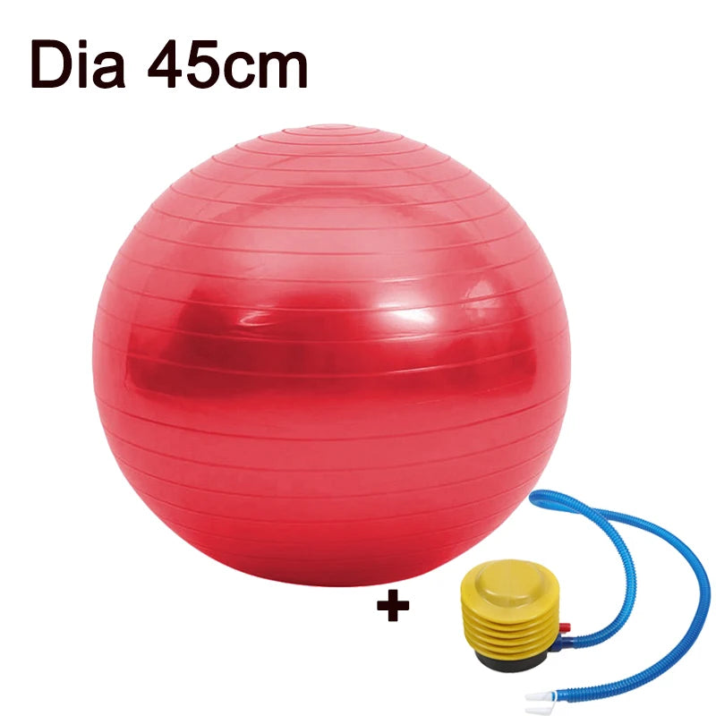 45cm Sport Yoga Balls Pilates Fitness Ball Gym Balance Exercise Pilates Workout