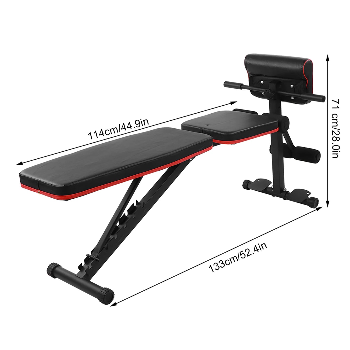 7 LVL Adjustable Weight Abdominal Bench Sit‑up Fitness Dumbbell Bench Waist