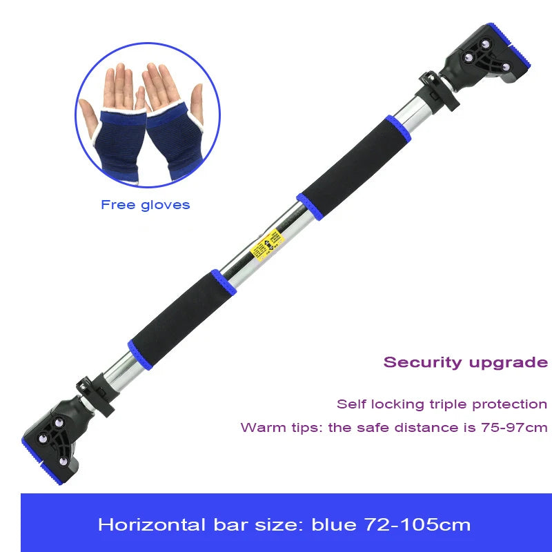 Professional Non-Skid Horizontal Bar, Indoor Pull Up Bar, No Drilling Suspender