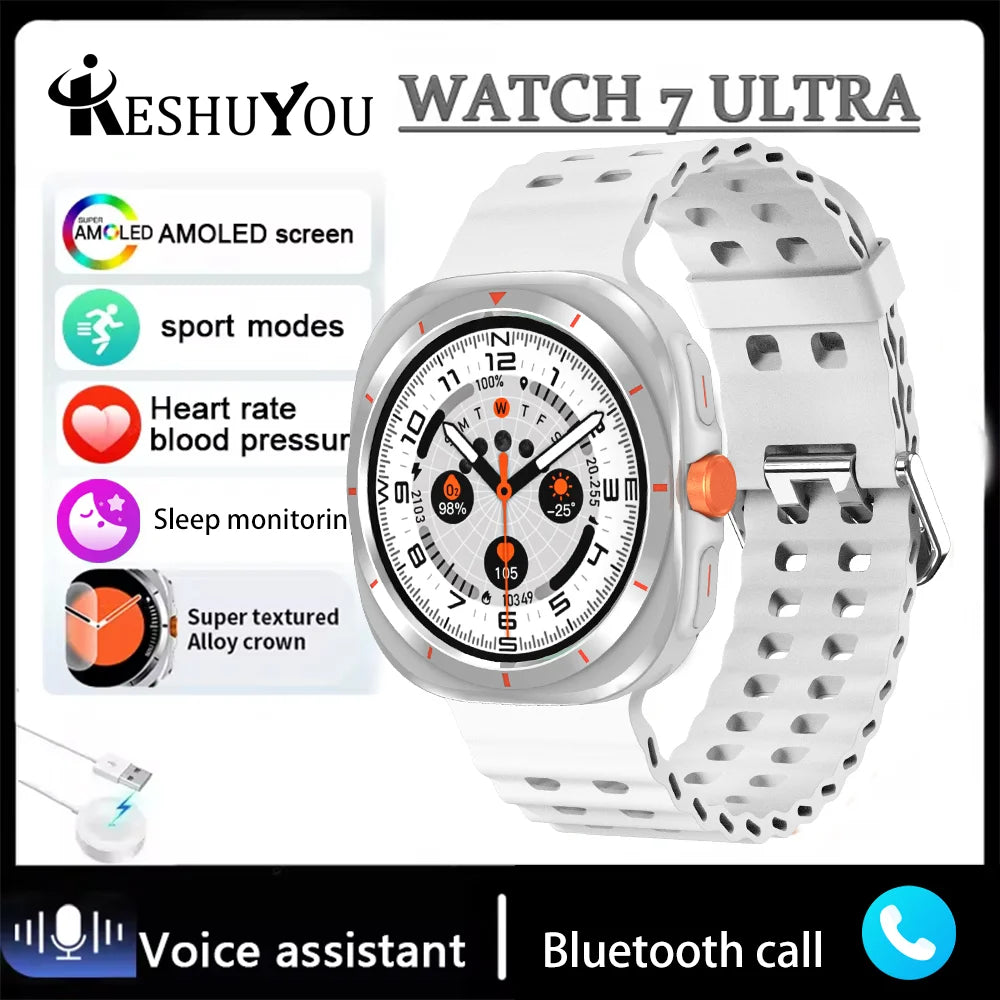 KESHUYOU New Smart Watch Classic Men Women Smart Watch