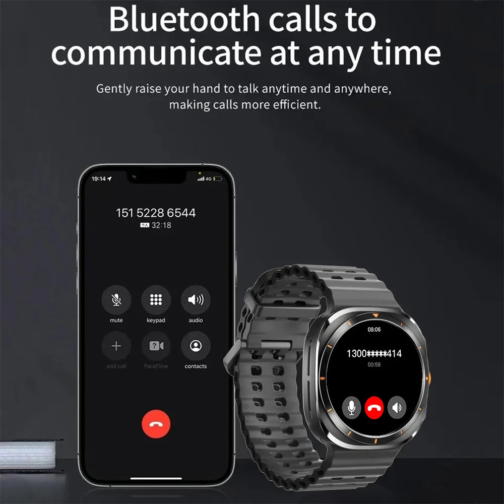 KESHUYOU New Smart Watch Classic Men Women Smart Watch