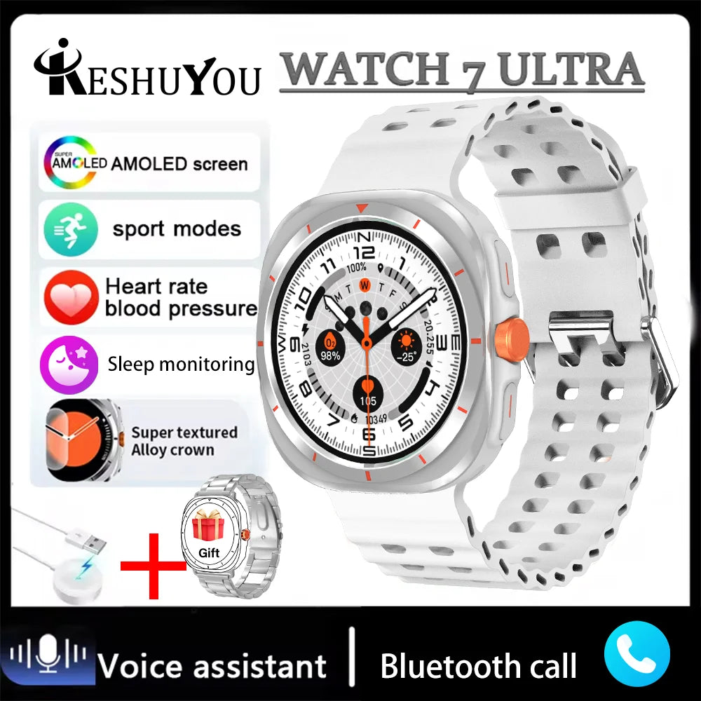 KESHUYOU New Smart Watch Classic Men Women Smart Watch
