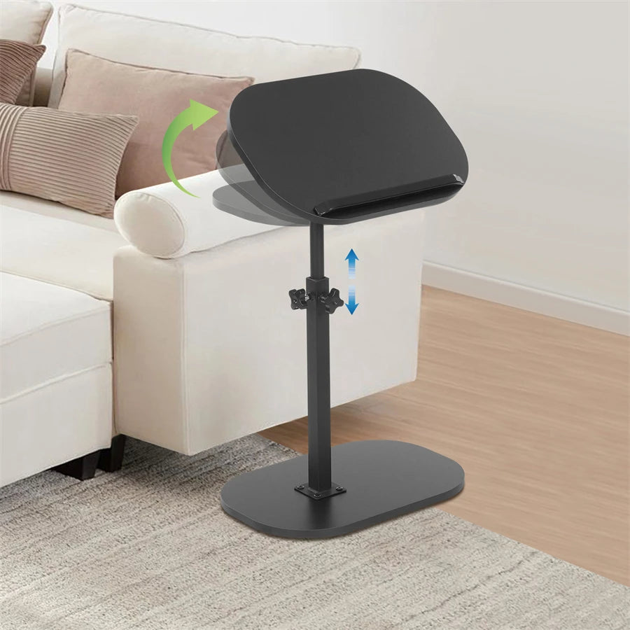 C-shaped Side Table, Small Coffee Table, Height Adjustable Side Table