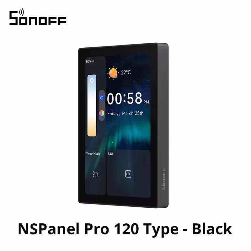 New SONOFF NSPanel Pro 120 Smart Home Control Panel Touch Screen