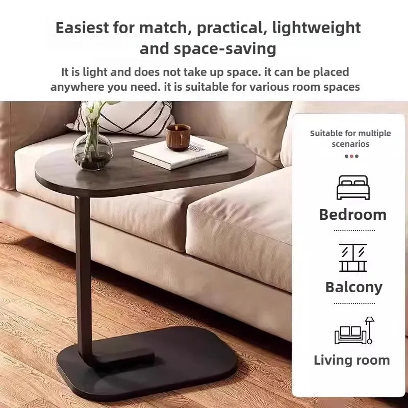 Modern Small Sofa Side Table Leisure Wooden Bed Corner Table Suitable
