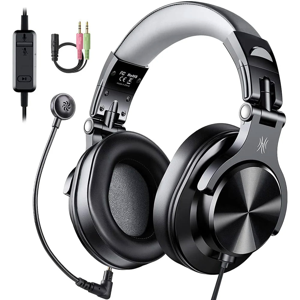 Oneodio A71D Wired Gaming Headset Gamer Over Ear Hi-Res Audio