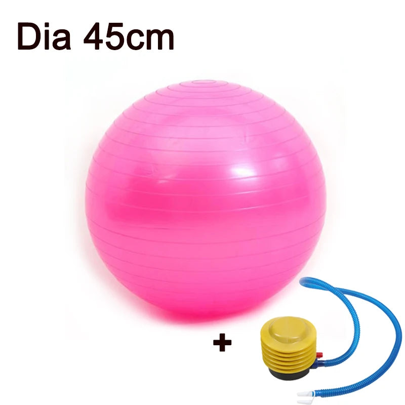45cm Sport Yoga Balls Pilates Fitness Ball Gym Balance Exercise Pilates Workout