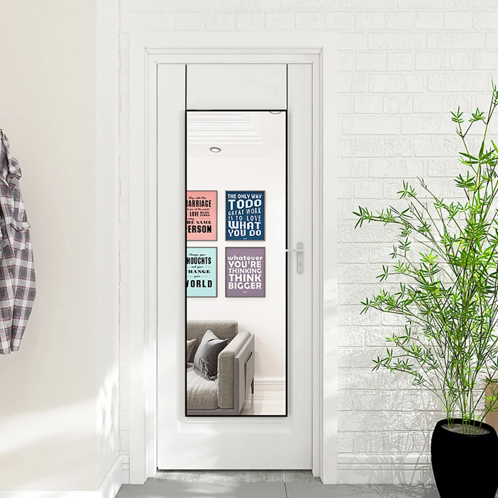 【Lifeideas】Full Length Mirror, Over The Door Mirror Full Length, Door Hanging
