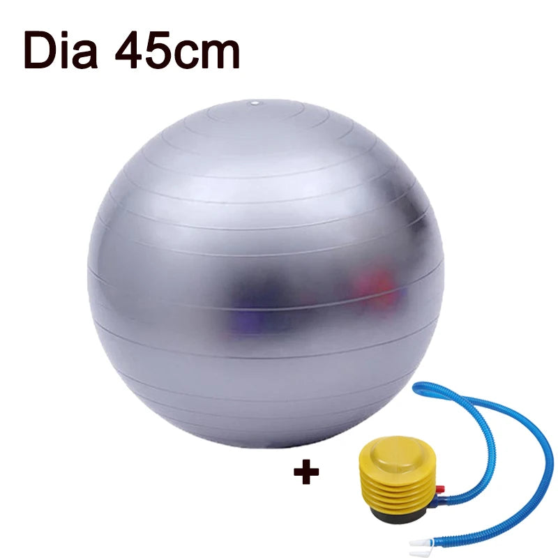 45cm Sport Yoga Balls Pilates Fitness Ball Gym Balance Exercise Pilates Workout