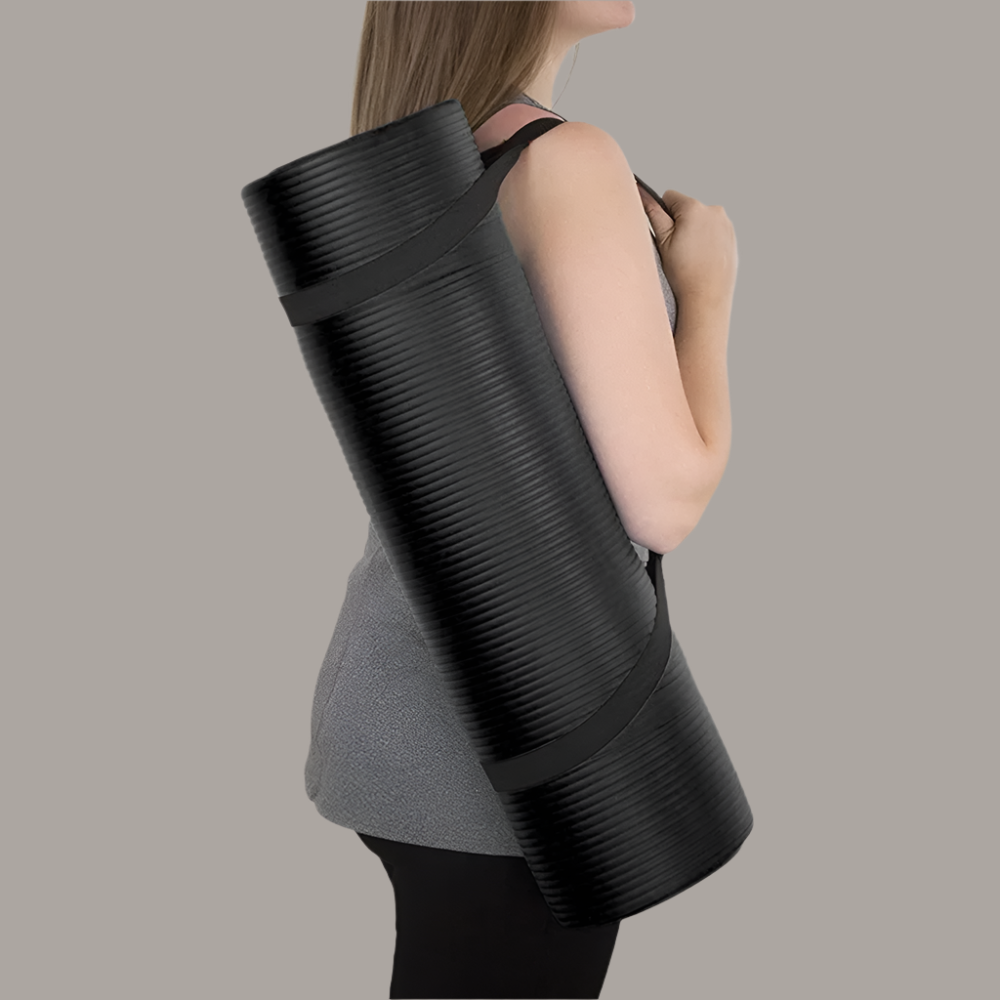 Yoga Mat Pilates Fitness Mat NBR Non Slip Yoga Cushion Travel Fitness Exercise Pad