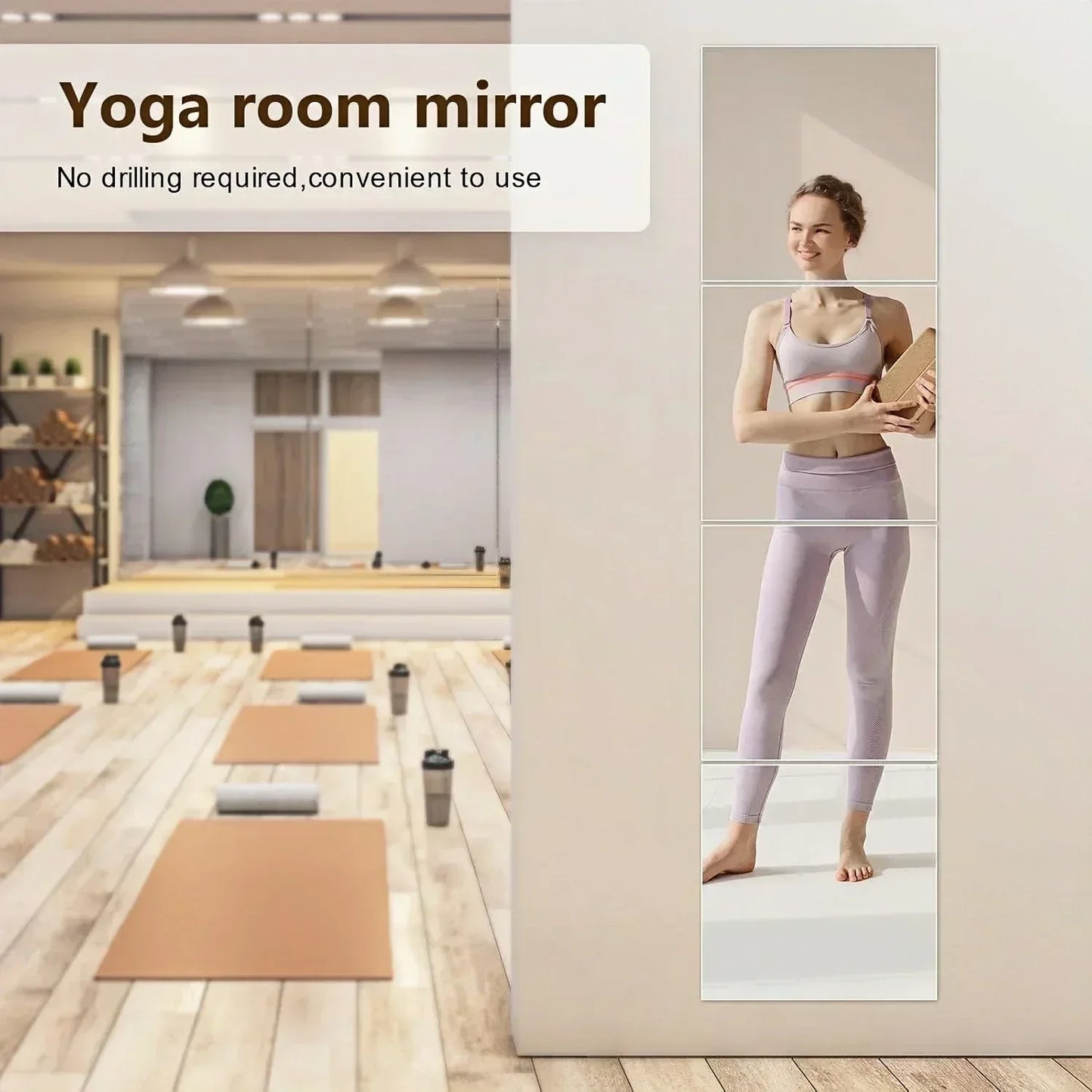 Flexible Acrylic Wall Mirrors Adhesive Mirror Sticker for Home