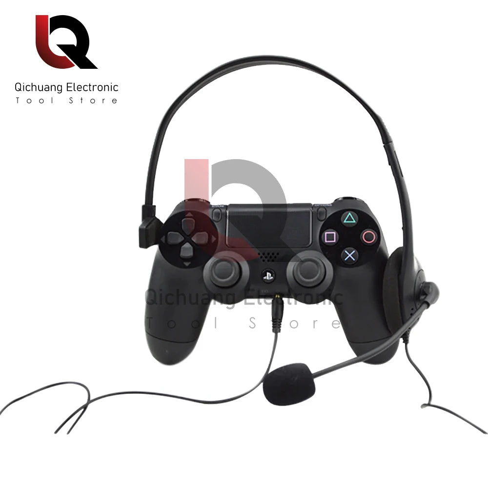 Headphones 3.5mm Wired Gaming Headset Earphones Music For PS4 Play