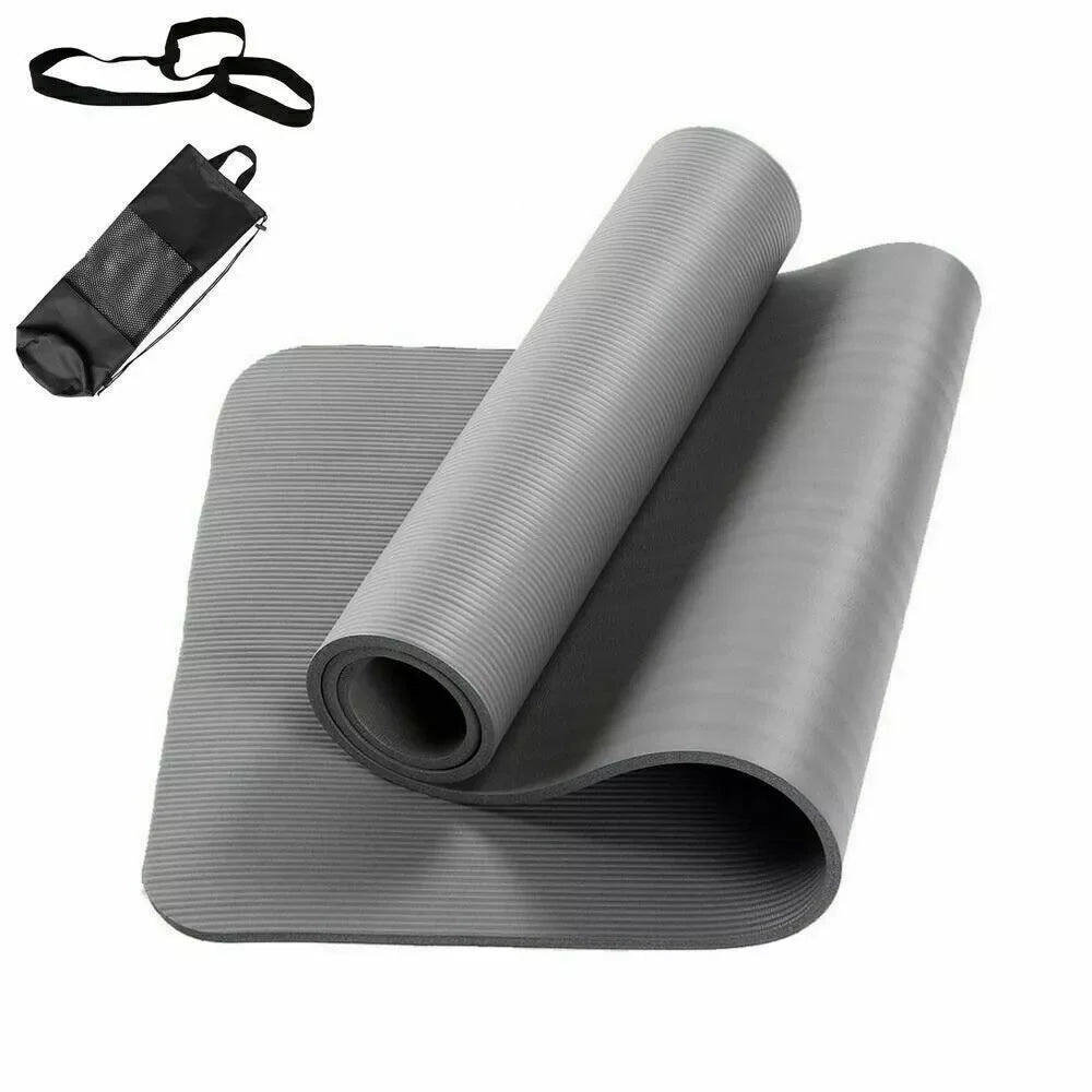 Yoga Mat Pilates Fitness Mat NBR Non Slip Yoga Cushion Travel Fitness Exercise Pad