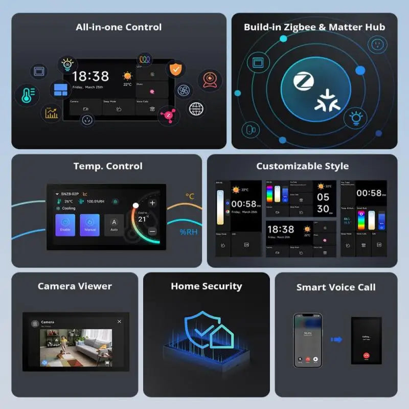 New SONOFF NSPanel Pro 120 Smart Home Control Panel Touch Screen