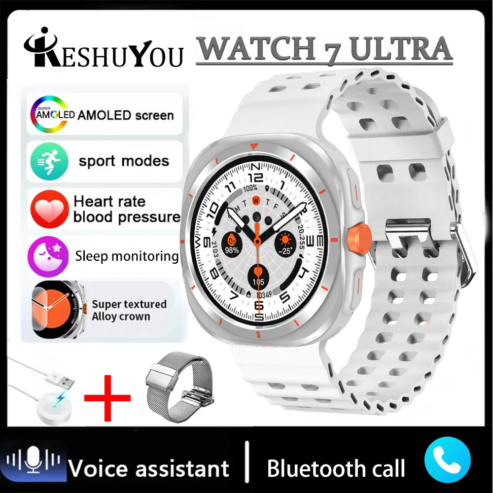 KESHUYOU New Smart Watch Classic Men Women Smart Watch