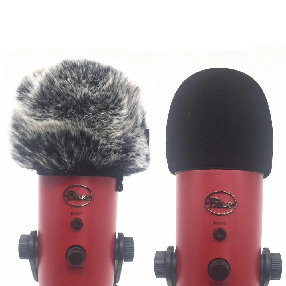 Pop Filter Cover Windscreen for Blue Yeti Yeti Pro Condenser Microphones- As
