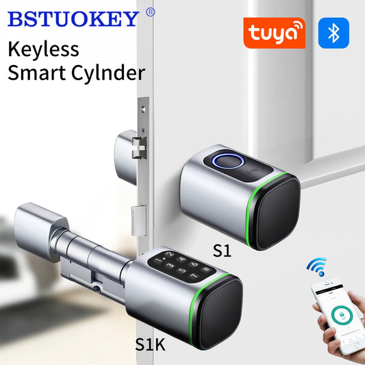 Tuya BLE Keyless Smart Lock Cylinder supports