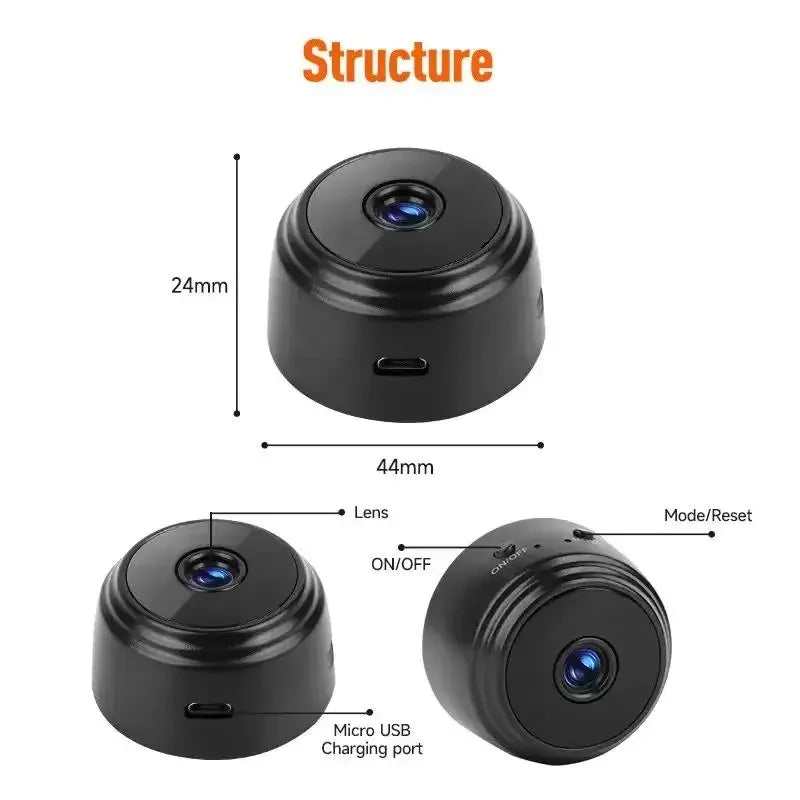 A9 HD Wifi Smart Home Security Camera with Night Vision and Motion Detection