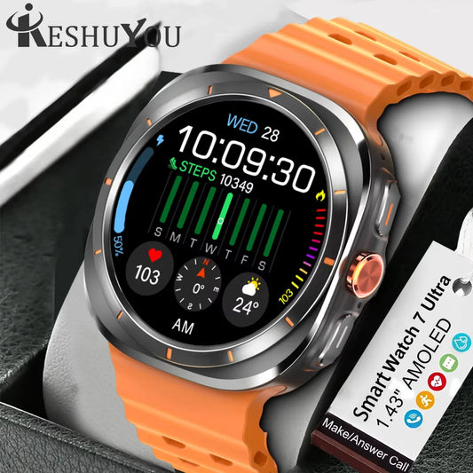KESHUYOU New Smart Watch Classic Men Women Smart Watch
