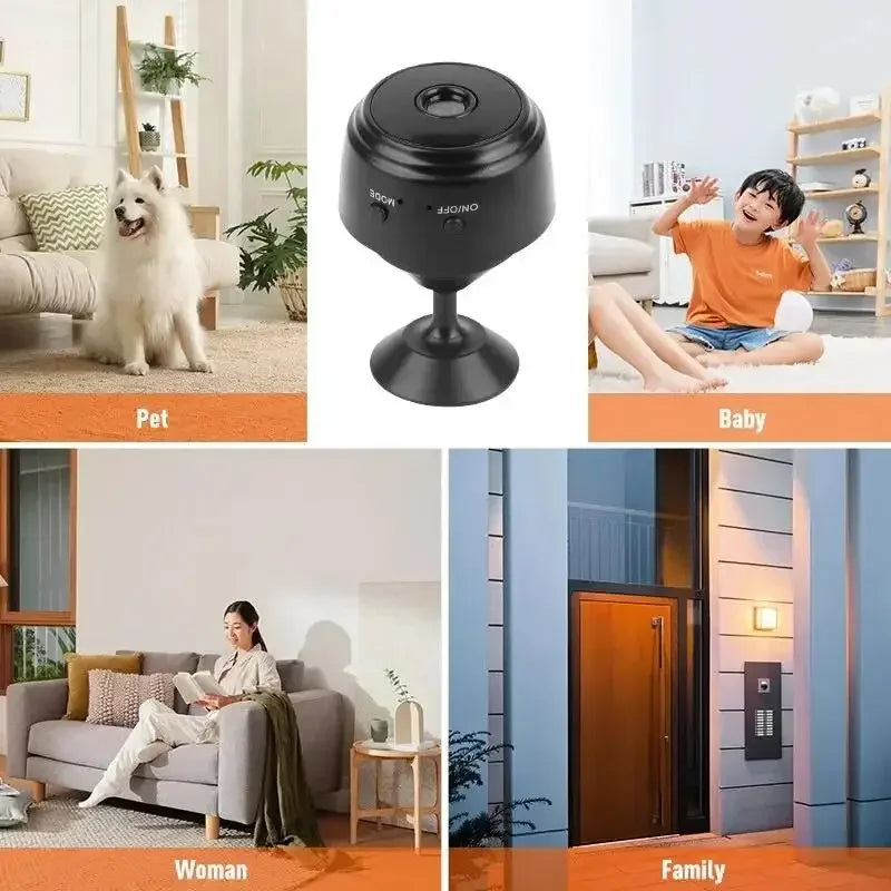 A9 HD Wifi Smart Home Security Camera with Night Vision and Motion Detection