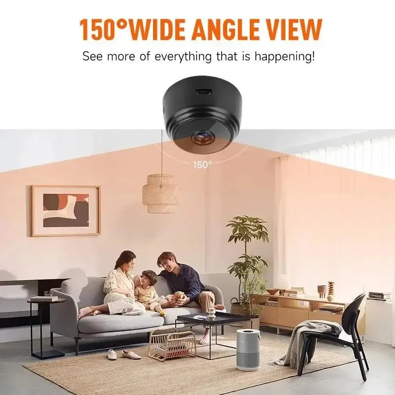 A9 HD Wifi Smart Home Security Camera with Night Vision and Motion Detection