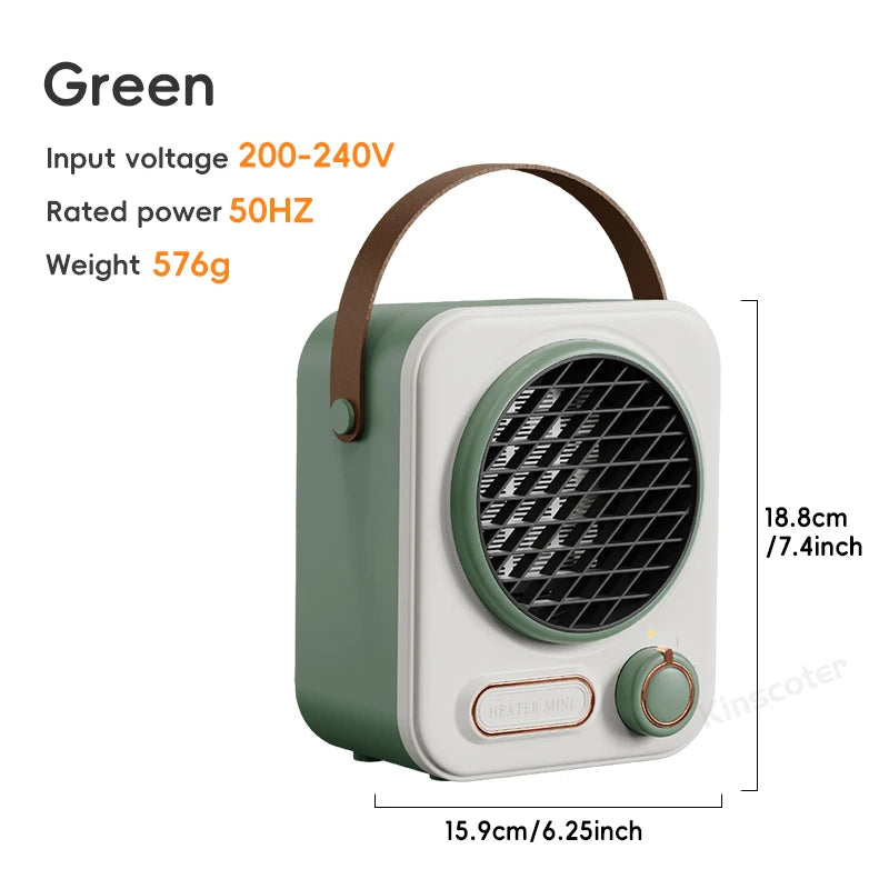 KINSCOTER Home Portable Small Space Heater 1000W Quiet Energy Saving PTC