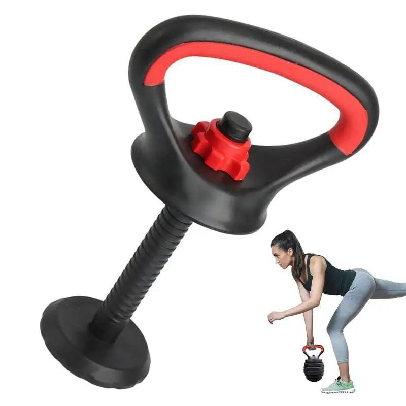 2025 Fitness Adjustable Metal Kettlebell Handle for Weight Plates Arm Strength