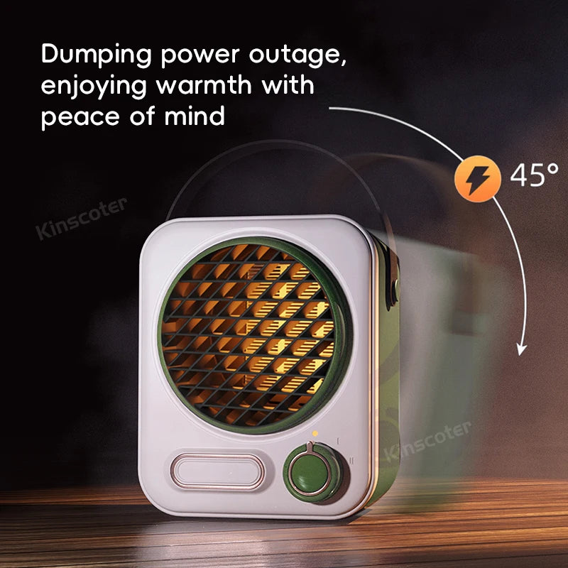 KINSCOTER Home Portable Small Space Heater 1000W Quiet Energy Saving PTC
