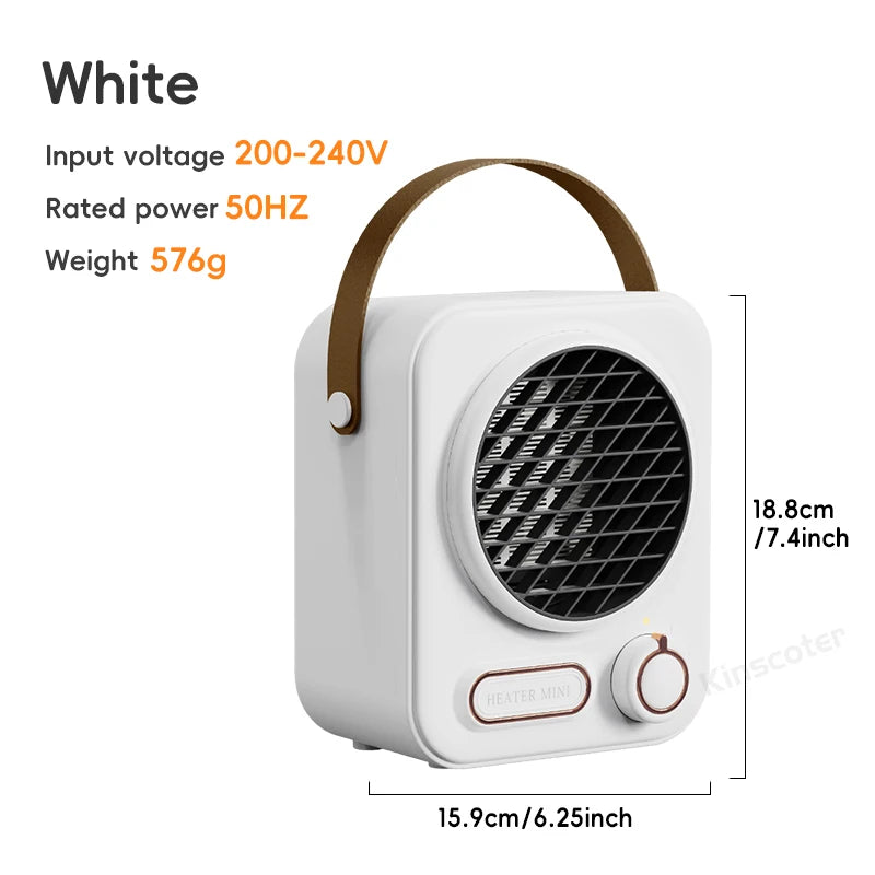 KINSCOTER Home Portable Small Space Heater 1000W Quiet Energy Saving PTC