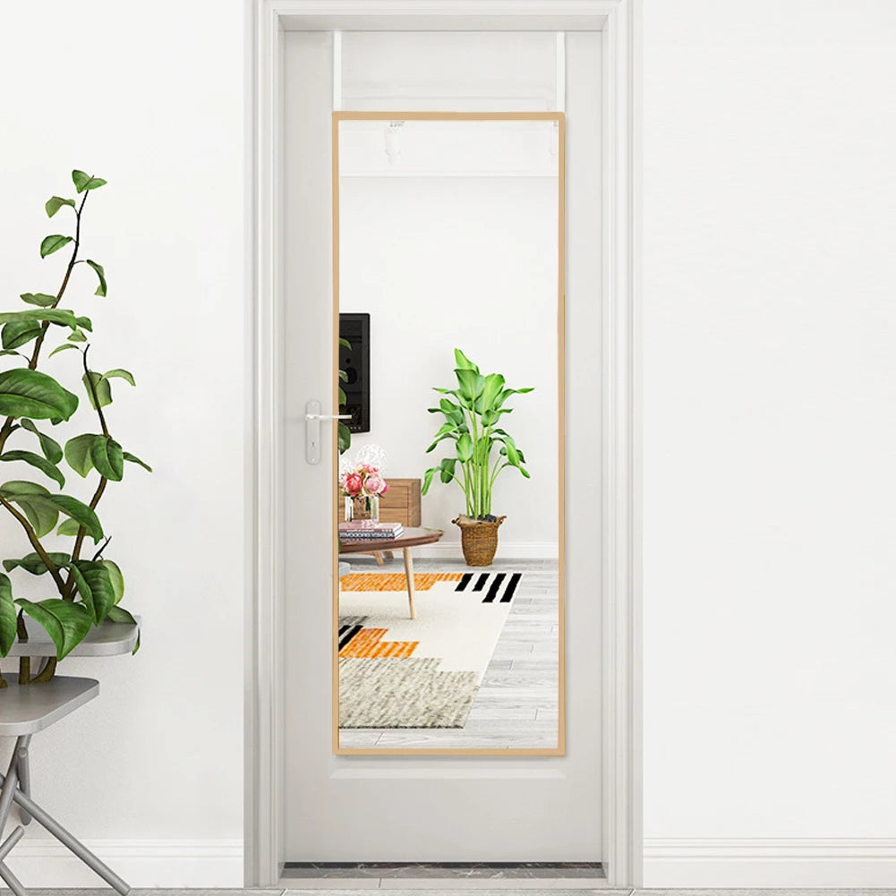 【Lifeideas】Full Length Mirror, Over The Door Mirror Full Length, Door Hanging