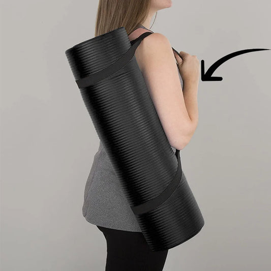 Yoga Mat Pilates Fitness Mat NBR Non Slip Yoga Cushion Travel Fitness Exercise Pad